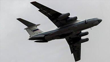 ببینید | سقوط هواپیمای نیروی هوافضای روسیه