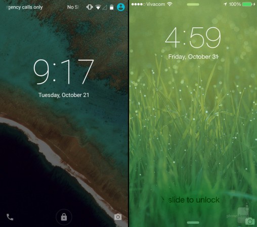 اندروید 5.0 در برابر iOS 8؛ شباهتها