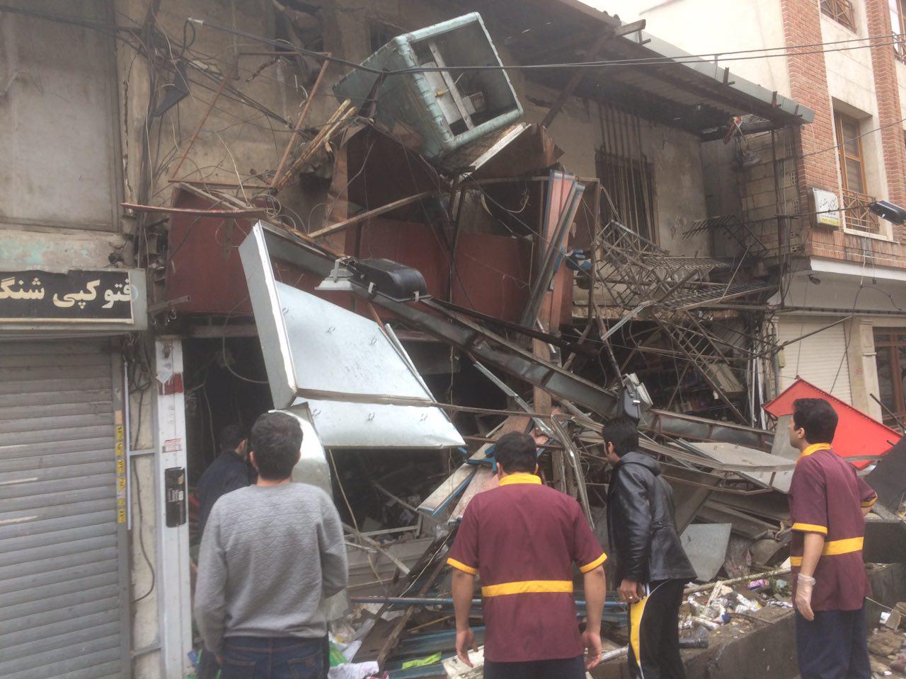 حوادث تهران انفجار ساختمان انفجار در تهران