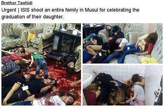 کشتار دختران دبیرستانی از سوی داعش + عکس