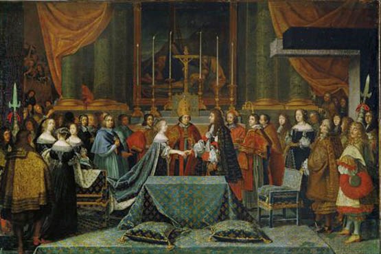 ازدواج شاهانه موجب پیمان صلح فرانسه و اسپانیا شد + عکس 1