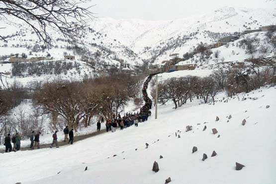 حوادث واقعی حوادث کردستان برف و بوران اخبار سروآباد