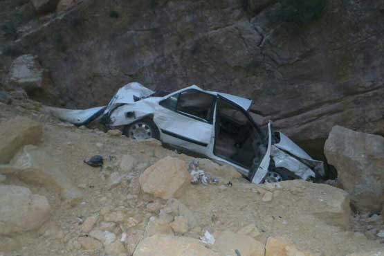 عکس سقوط خودرو عکس پژو پارس سقوط از کوه اخبار تصادف