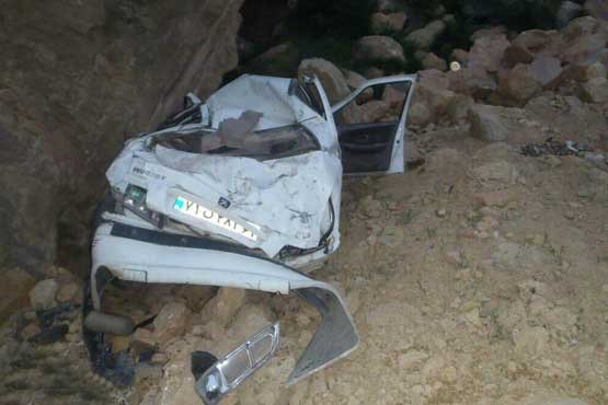 عکس سقوط خودرو عکس پژو پارس سقوط از کوه اخبار تصادف