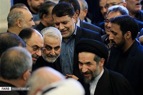 عکس مراسم ختم خانواده سردار قاسم سلیمانی حاج حسن سلیمانی بیوگرافی سردار قاسم سلیمانی