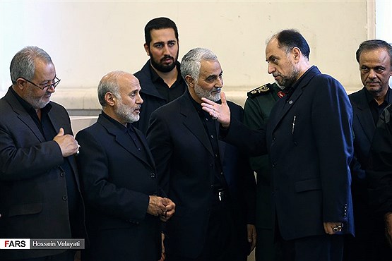 عکس مراسم ختم خانواده سردار قاسم سلیمانی حاج حسن سلیمانی بیوگرافی سردار قاسم سلیمانی