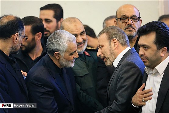 عکس مراسم ختم خانواده سردار قاسم سلیمانی حاج حسن سلیمانی بیوگرافی سردار قاسم سلیمانی