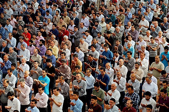 حضور چهره های سیاسی در نماز عید فطر +عکس