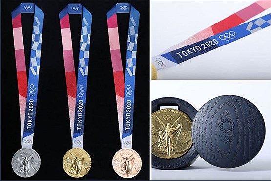 رونمایی از مدال های المپیک 2020 (عکس)
