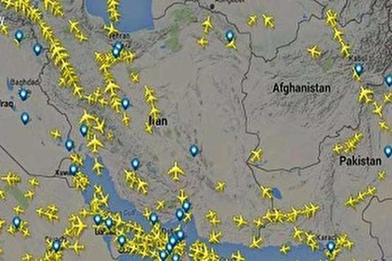 افزایش تدریجی پرواز‌های عبوری ایران