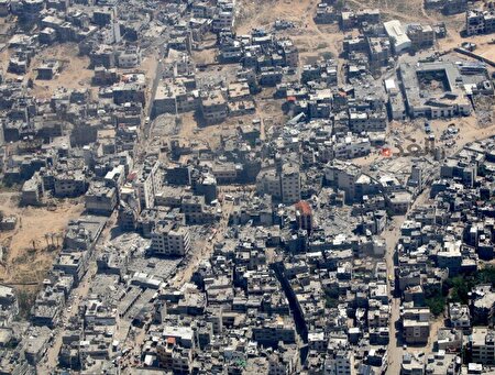 تصاویر | نمای هوایی از حجم گسترده ویرانی‌ها در شهر غزه
