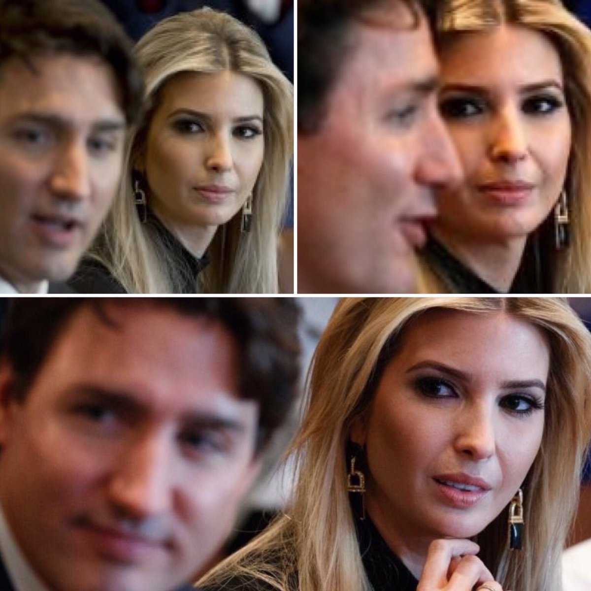 وقتی ایوانکا ترامپ و مرکل شیفته نخست وزیر کانادا می‌شوند
