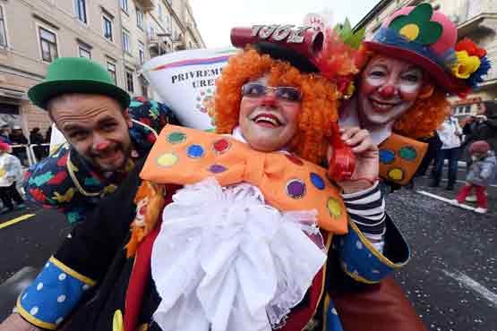 تصاویری از کارناوال‌های شادی در اروپا 