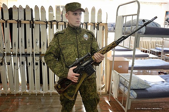 تصاویری از یگان ویژه تک تیراندازان زن  و مرد روسیه
