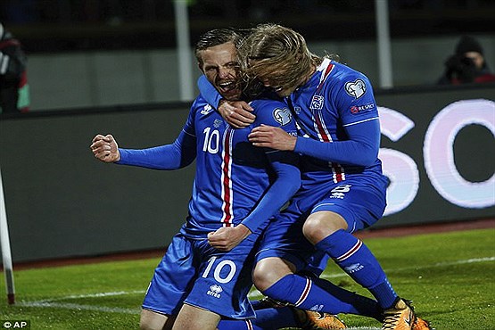 تصاویری از صعود ایسلند به جام جهانی رسید