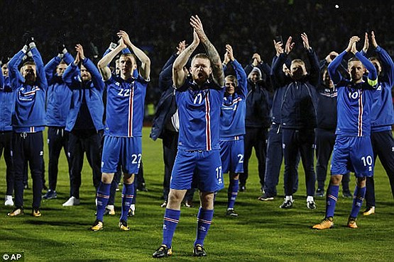 تصاویری از صعود ایسلند به جام جهانی رسید